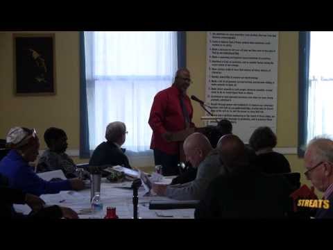 CCNV Executive Director Rico Harris presents on CCNV Task Force 013014