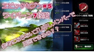 【エピックセブン】#5　祝ヴィルドレッドゲット！ゴリ押しパーティーでワイバーン7層オート周回！（参考にはなりません）