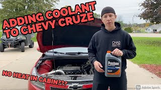 How to Add Coolant / Antifreeze to a Chevy Cruze