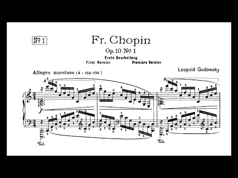 Chopin-Godowsky - Study No. 1 in C Major after Op. 10 No. 1