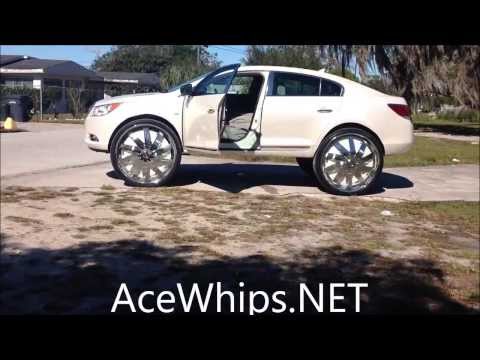 AceWhips.NET- Cheese's First in the World Buick Lacrosse on 32" DUB Nolia Floaters