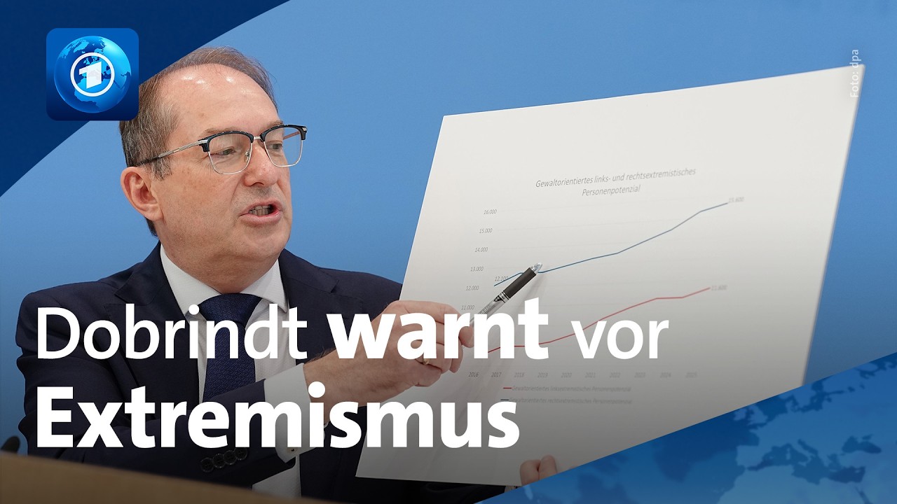 Verfassungsschutzbericht 2025: Zahl extremistischer Personen so hoch wie nie