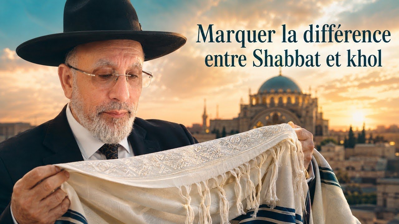 Marquer la différence entre Shabbat et Khol