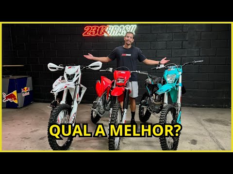 MXF 270F, KINGGER KR250 ou CRF 250F? Qual a melhor?