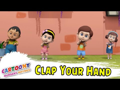 Clap Your Hand | Animated Nursery Rhymes For Children Song | Children Songs | Cartoon Rhymes