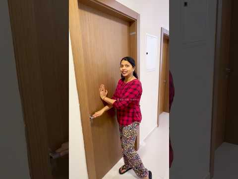 നമ്മുടെ പുതിയ ഫ്ലാറ്റ് എല്ലാവർക്കും ഇഷ്ടായോ flat tour 😱 #shorts #trending #viral #sooryamanu #short