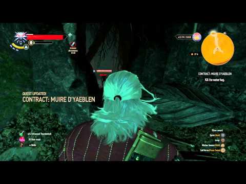 THE WITHCHER 3 WILD HUNT  CONTRACT MUIRE D'YAEBLEN prepare potion using drowner pheromones