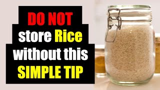 LONG-TERM Bulk Rice Storage – the BEST Way!