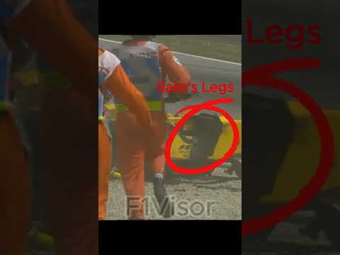 Nick Heidfeld and Takuma Sato's unlucky Crash #formula1 #f1 #shorts #crash #racing