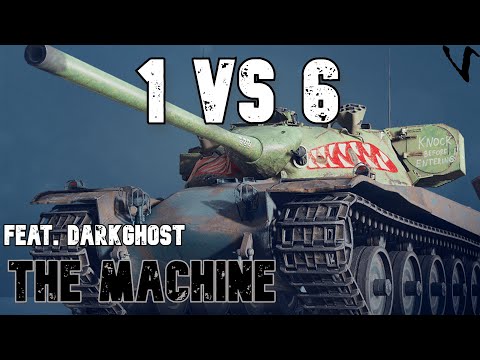 1 vs 6 feat. The Machine: 10K Damage?: Guest Replay - xDarkGhost_btw: World of Tanks Console