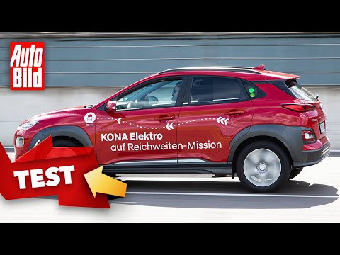 Hyundai Kona Elektro (2020): Reichweiten-Test - Rekord - SUV - Info
