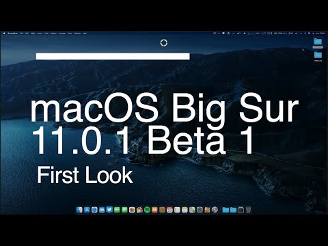 macOS Big Sur 11.0.1 Beta 1 - First Look / Performance