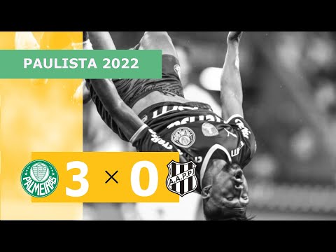 Palmeiras 3 x 0 Ponte Preta - Gols - 26/01 - Paulistão 2022