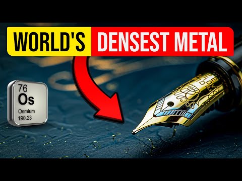 Osmium, the rarest metal in the world