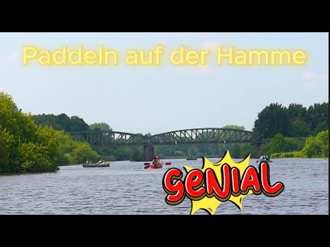 Outdoor Spaß im ⛱Sommer: 🌞Paddeln 🛶auf der Hamme in Niedersachen