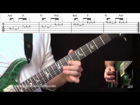 19 Learn Electric Guitar "Combining Articulation Techniques 3&4" - Rock Guitar Lesson