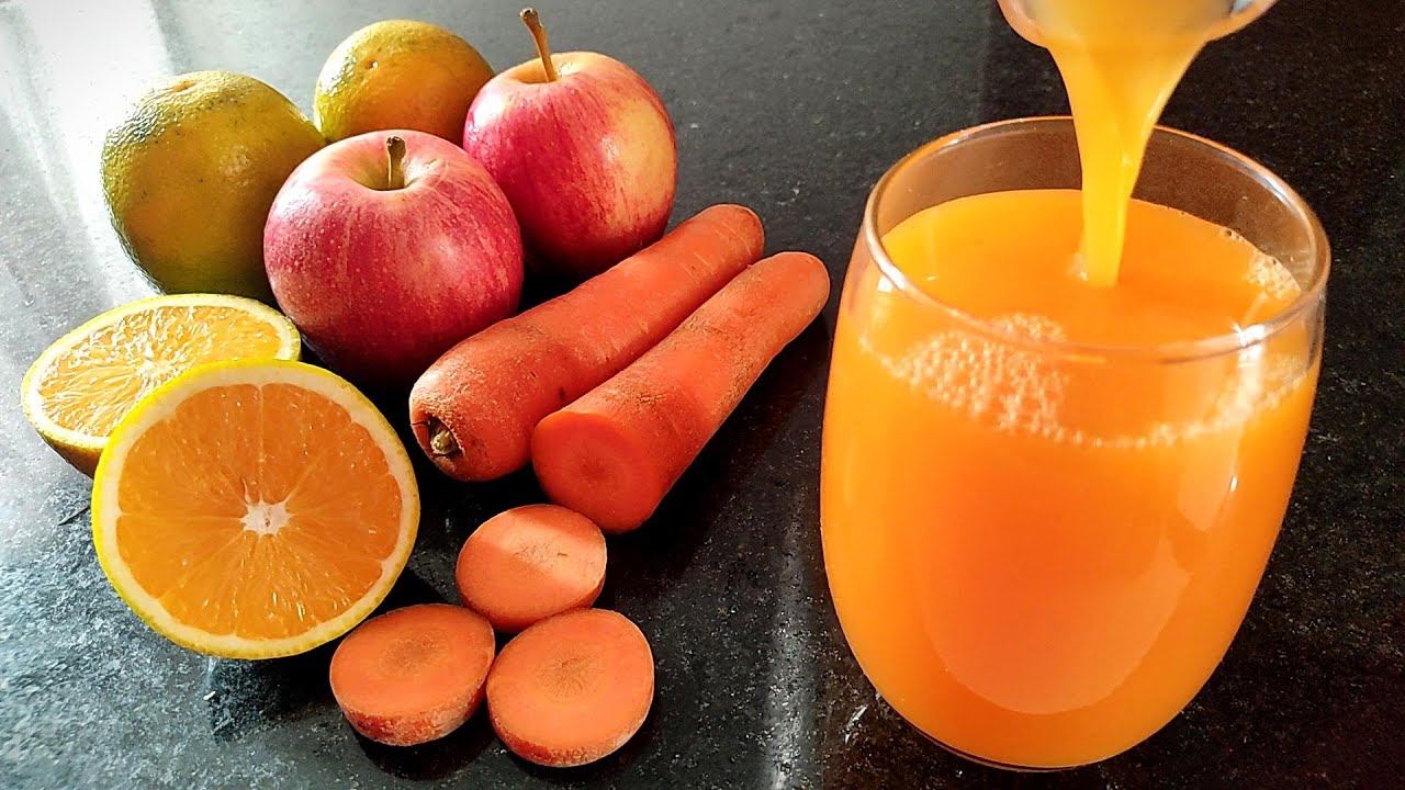 PODEROSO SUCO DE CENOURA COM LARANJA E MAÇÃ | DESCUBRA OS BENEFÍCIOS DESTE SUCO NATURAL!