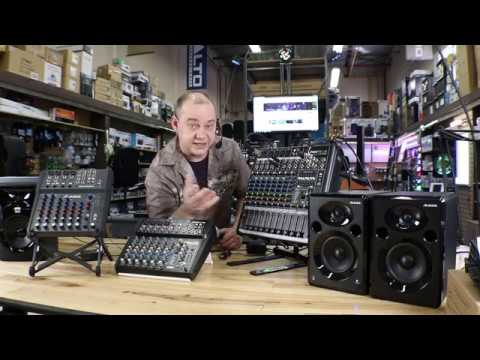 Monitor Connection to The Mackie profx12v2 Audio Mixer Via The AUX ( part 1 of 3 videos )