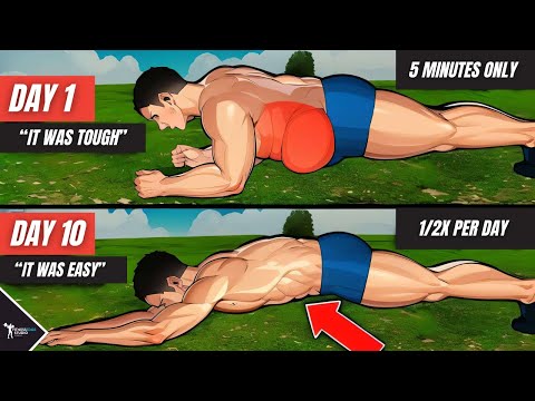 5-min different planks variations to get 6 pack abs