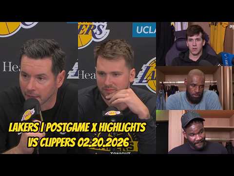 Lakers vs Clippers | Postgame Interviews x Highlights: February 20, 2026