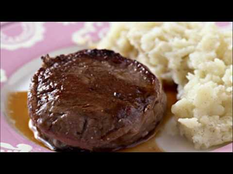 Recette : Tournedos de boeuf sauce vin blanc et son mash de pommes de terre à la vanille