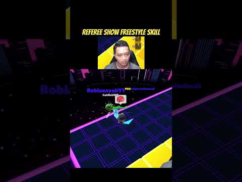 best moment freestyle skill from referee in block dash team😱