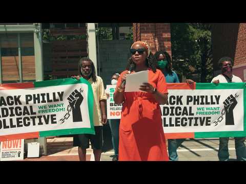 Black Philly Radical Collective Rally Jun 26 2020 YouTube _hate5six Video of Anti-Police Protest in Philadelphia_#41