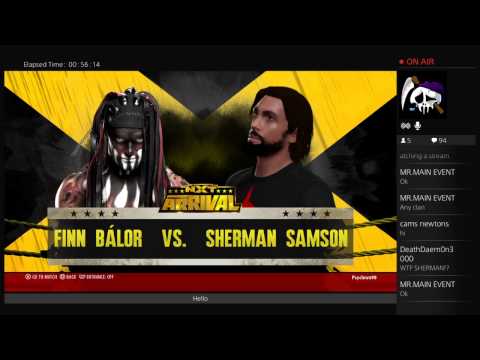 WWE 2K16 - My Career Mode with Sherman Samson Livestream Episode 3