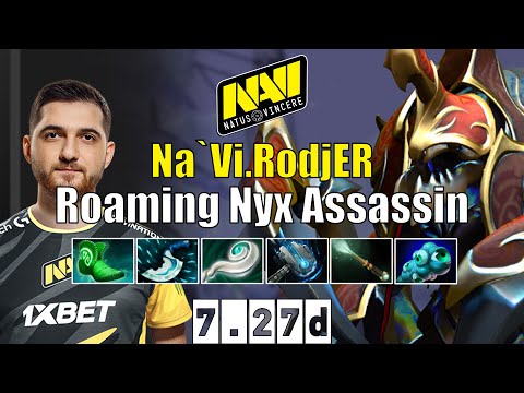 Nyx Assassin | Na`Vi.RodjER | Roaming/Soft Support Nyx Assassin | 7.27d Gameplay Highlights