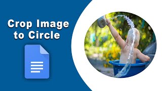 How to crop an image into a circle in google docs app