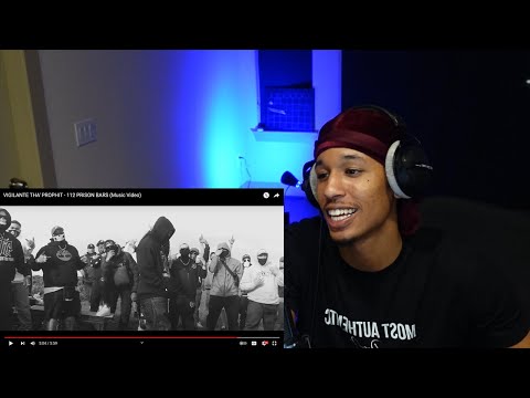 THIS BEAT! VIGILANTE THA' PROPHIT - 112 PRISON BARS  (AMERICAN REACTS)