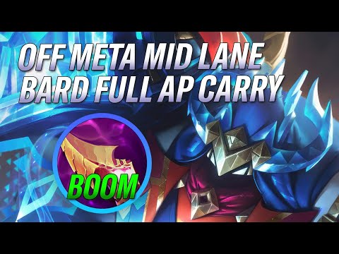 *OFF META* FULL AP BARD MID LANE! WILD RIFT BARD GAMEPLAY