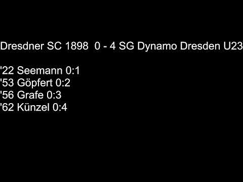 10. Spieltag Landesliga Sachsen: Dresdner SC 1898 - SG Dynamo Dresden U23