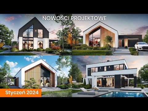NOWOŚCI PROJEKTOWE stycznia - Zobacz wyjątkowe domy! - ARCHON+ Projekty Domów