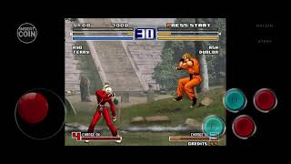 KOF 2k3 : Team Protagonists - Terry , Ryo , and Kyo vs Hero Team - Ash , Duolon , and Shen 