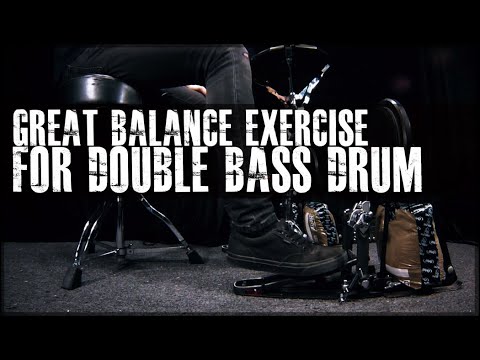 GREAT Exercise To Fix Balance For Double Bass Drumming - James Payne