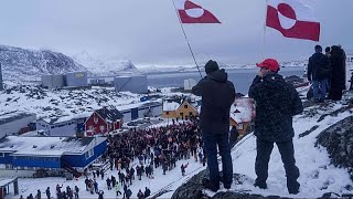 Miles de personas marchan en Groenlandia contra el interés de Trump por hacerse con la isla ártica