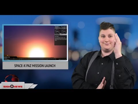 Space-X PAZ mission launch (ASL - 2.22.18)