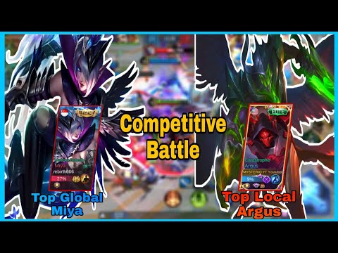Top Global Miya rebirth666 Very Competitive Battle Top Local Argus.....