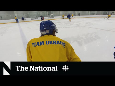 Ukrainian national hockey team begins Canadian university tour