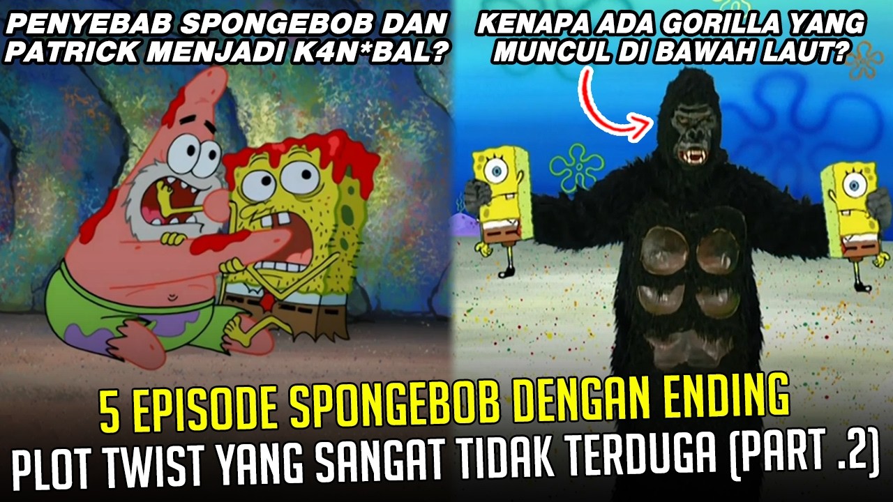 5 Episode SpongeBob dengan Ending Plot Twist yang sangat tidak terduga (Part. 2)