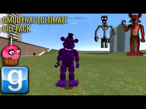 (Gmod) FNAF 1 Pill Pack Mod Showcase