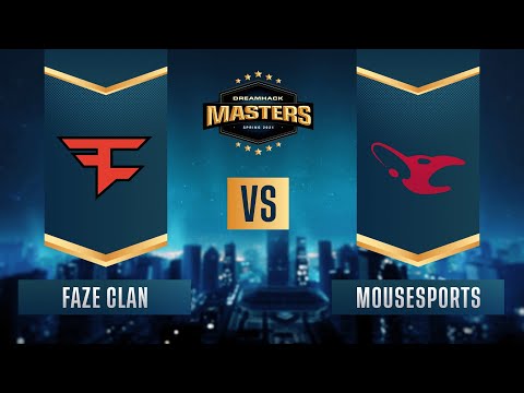 CS:GO - FaZe Clan vs. mousesports [Mirage] Map 1 - DreamHack Masters Spring 2021 - Group A