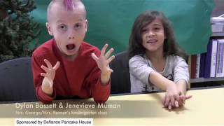 Defiance Elementary School students talk Christmas 2017