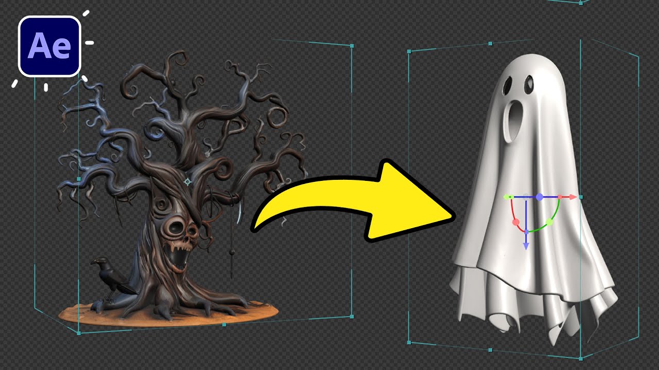 Transform Animation 3D Objects in After Effects Tutorials