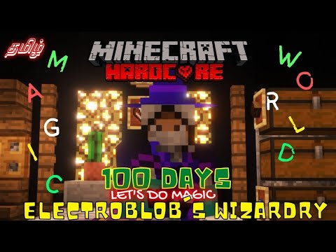 Tamil Wizard Survives 100 Days! Minecraft Madness