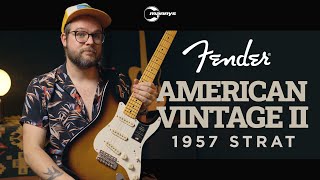 Video thumbnail for Return of Fender's most iconic '50s Strat! The American Vintage II 57 Stratocaster by Mannys Music