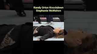 Randy Orton Knockdown Stephanie McMahon #randyorton #stephaniemcmahon #wwe