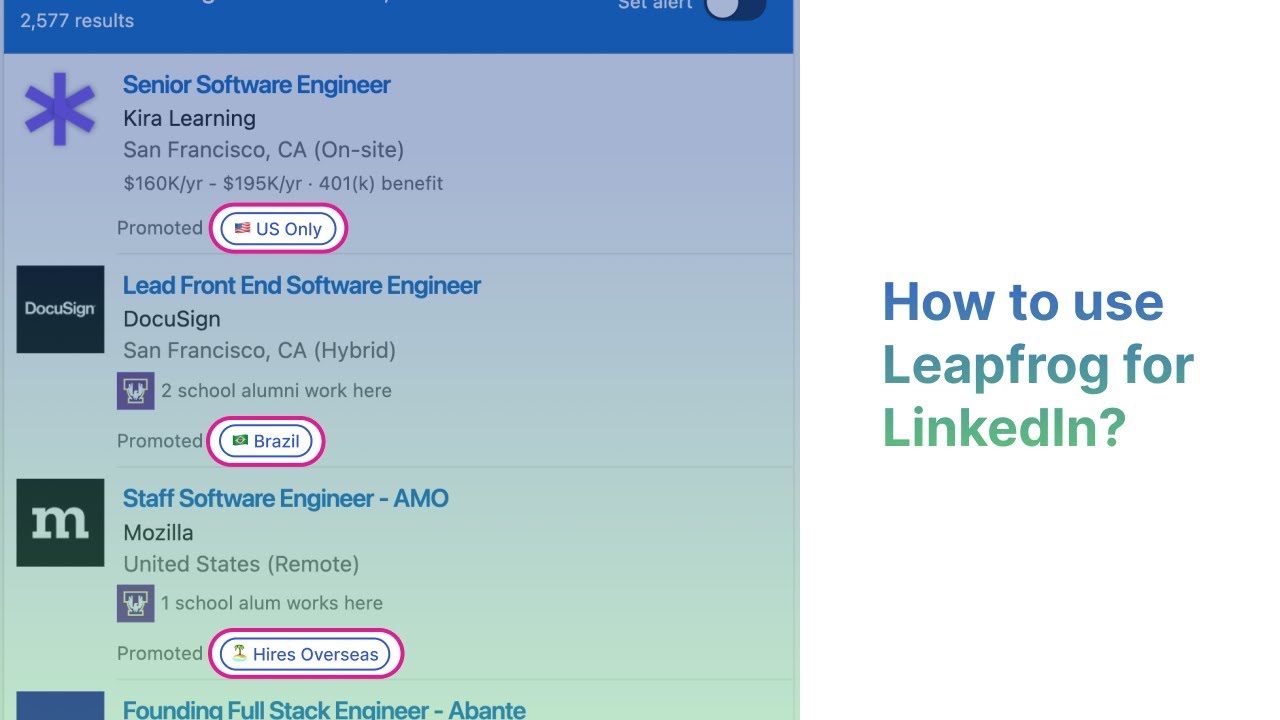 How to use Leapfrog for LinkedIn
