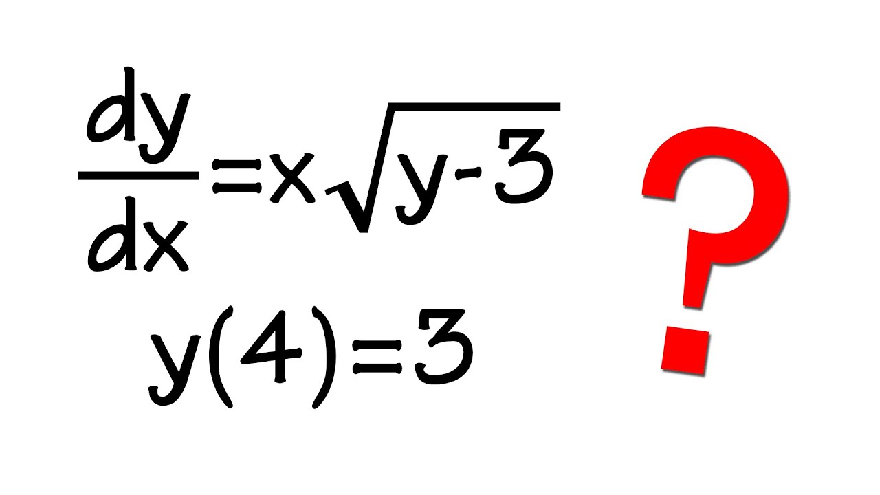 Existence & Uniqueness Theorem, Ex1
